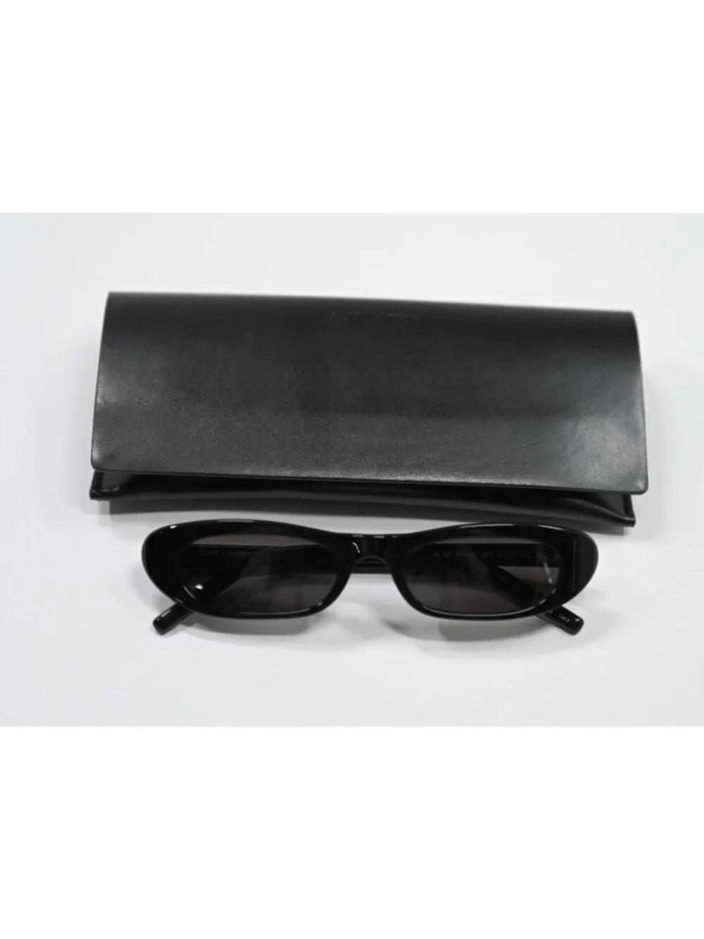 Saint Laurent SL-557 Shade 001 Sunglasses in Black - Picture 2 of 7